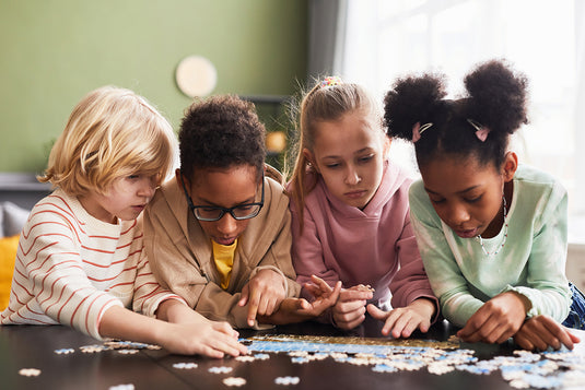 4 Kids Puzzles together