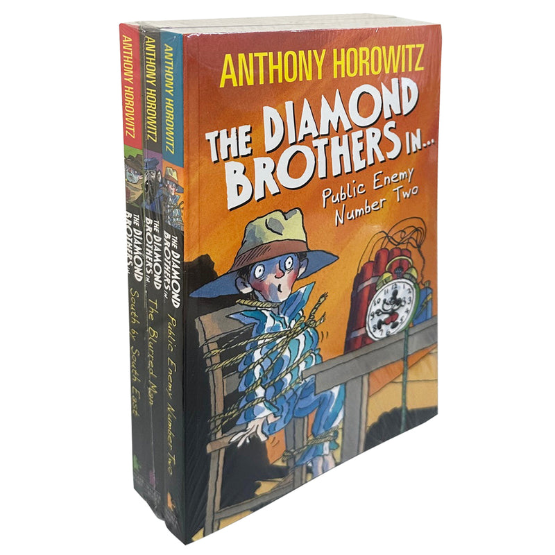 Load image into Gallery viewer, The Anthony Horowitz Diamond Brothers Collection 3 Book Set
