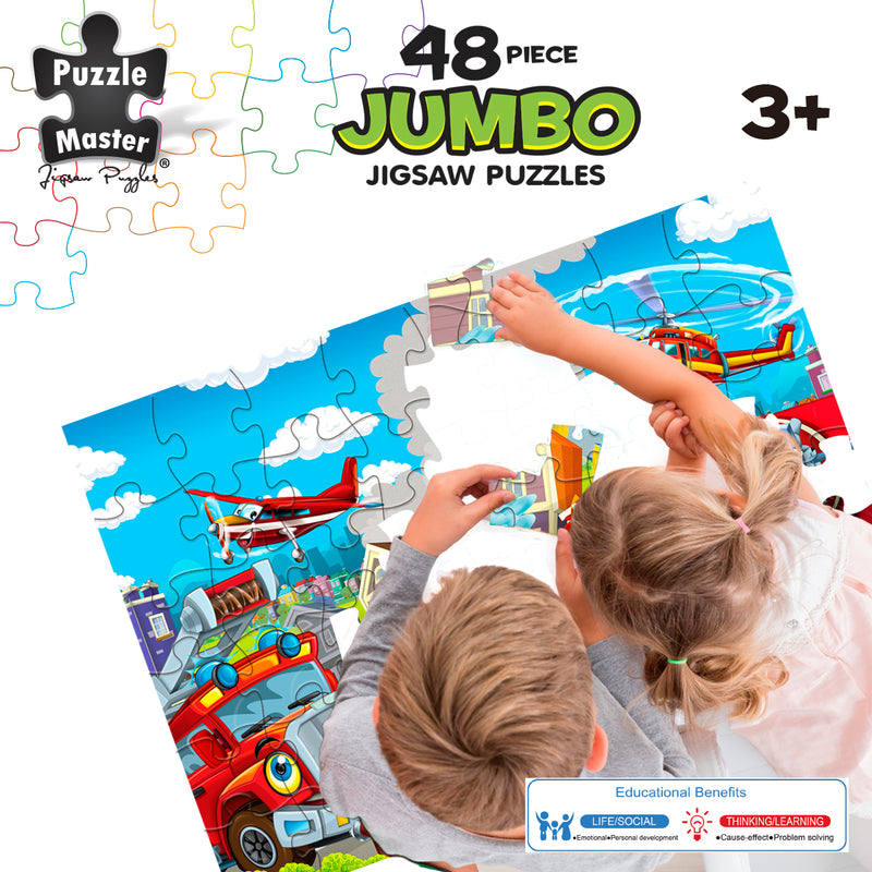 Load image into Gallery viewer, 48 Piece Jumbo Puzzles Fire Emergency