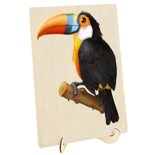135 Piece Wooden Jigsaw Puzzle, Toucan (A3 Series)