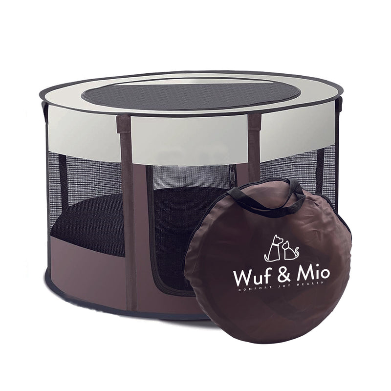 Load image into Gallery viewer, Wuf & Mio Portable Pet Play Tent - Foldable, Durable & Travel-Ready