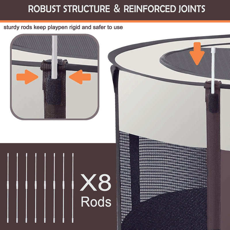 Load image into Gallery viewer, Wuf & Mio Portable Pet Play Tent - Foldable, Durable & Travel-Ready