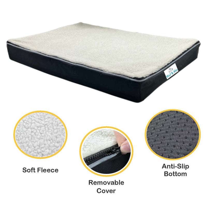 Load image into Gallery viewer, Wuf & Mio Orthopedic Memory Foam Pet Bed - Comfort Meets Support