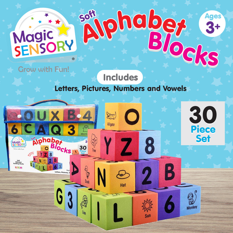 Load image into Gallery viewer, Alphabet & Number Foam Blocks