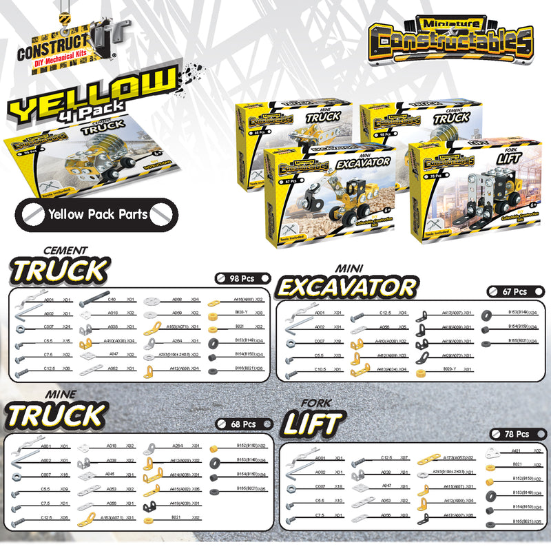 Load image into Gallery viewer, Constructables Yellow Pack