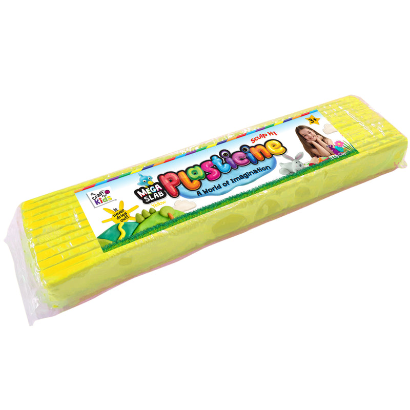 Load image into Gallery viewer, Plasticine 500 Gram Block - Yellow