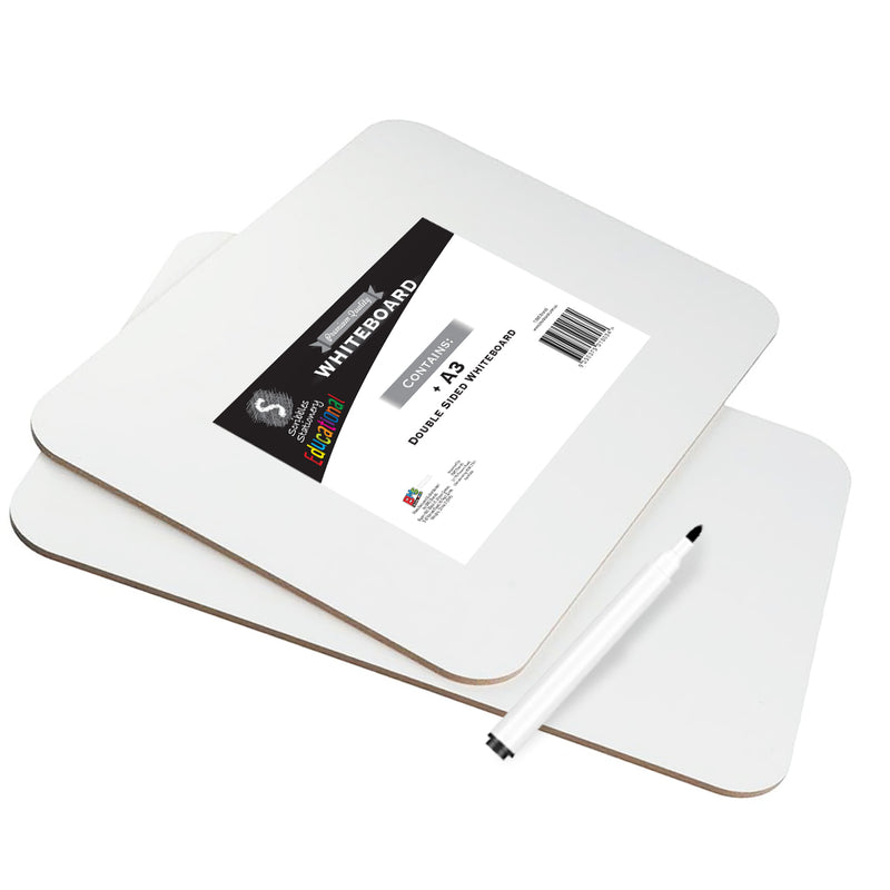 Load image into Gallery viewer, A3 Dual Sided Wooden Whiteboard