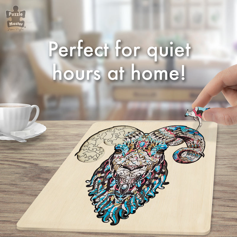 Load image into Gallery viewer, 133 Piece Wooden Jigsaw Puzzle, Ram