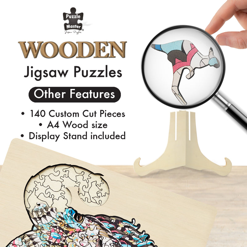 Load image into Gallery viewer, 133 Piece Wooden Jigsaw Puzzle, Ram