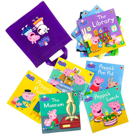 Peppa Pig 10 Book Bag Collection