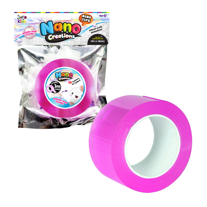 Load image into Gallery viewer, Nano Creations Tape Pink (3m x 5cm)