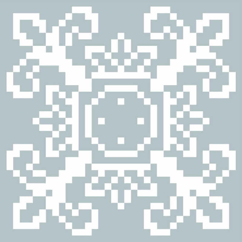 Load image into Gallery viewer, White on Blue