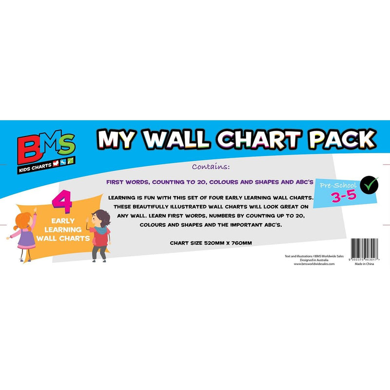 Load image into Gallery viewer, My Wall Chart Pack Preschool