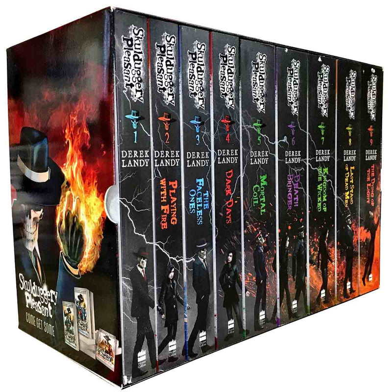Load image into Gallery viewer, Skulduggery Pleasant 9 Volume Slipcase