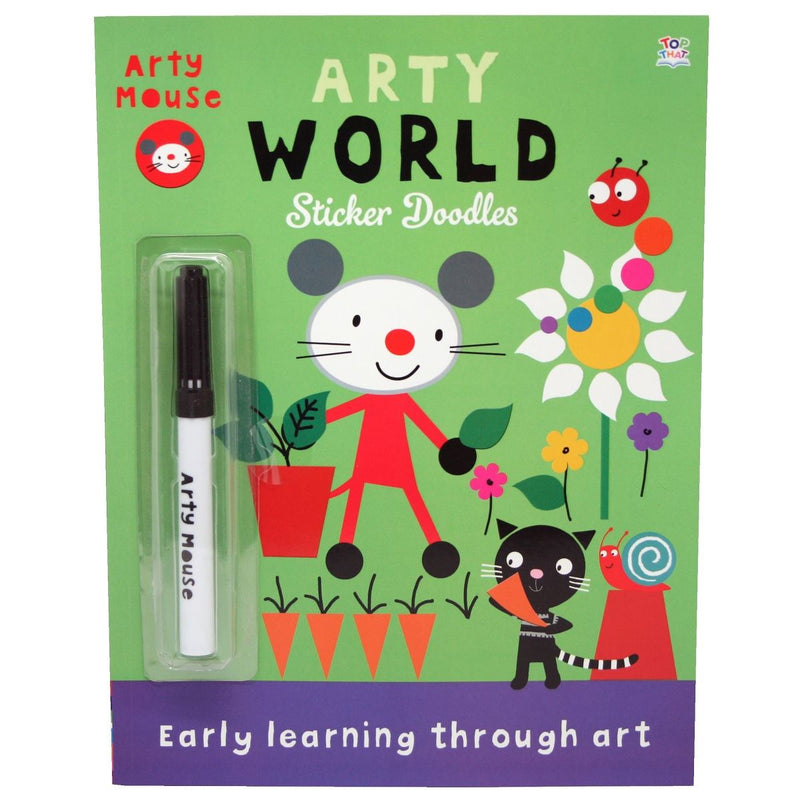 Load image into Gallery viewer, Arty World Sticker Doodles - Early Learning Through Art