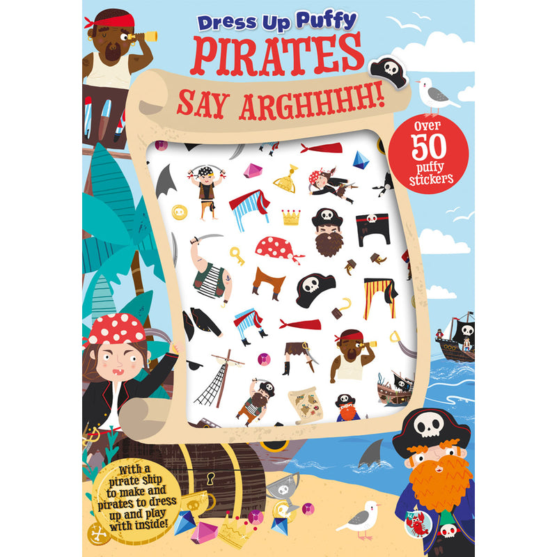 Load image into Gallery viewer, Puffy Stickers: Pirates Say Arghh