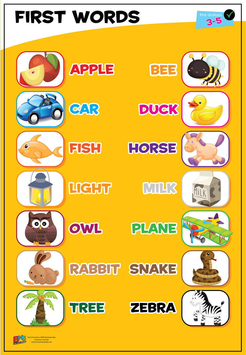 Load image into Gallery viewer, My Wall Chart Pack Preschool
