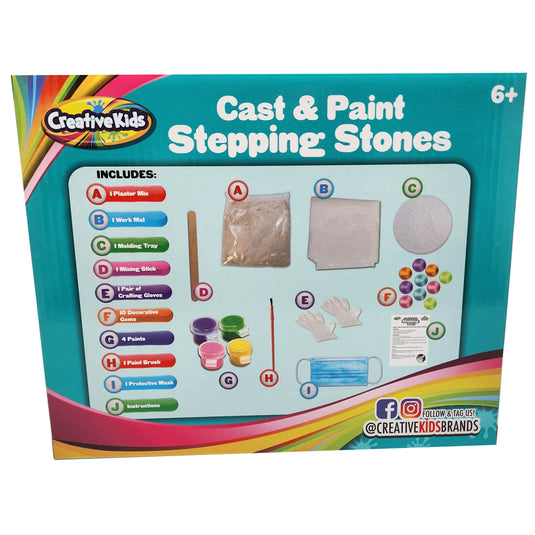 Cast & Paint Stepping Stone