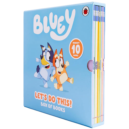 Bluey Let's Do This Box of Books