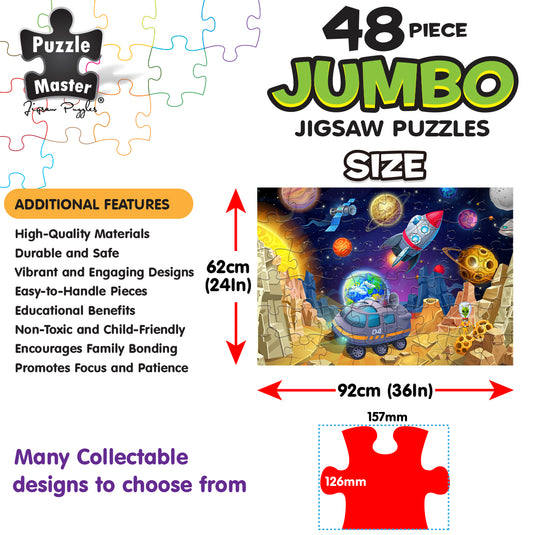 48 Piece Jumbo Floor Puzzle Space Explorer