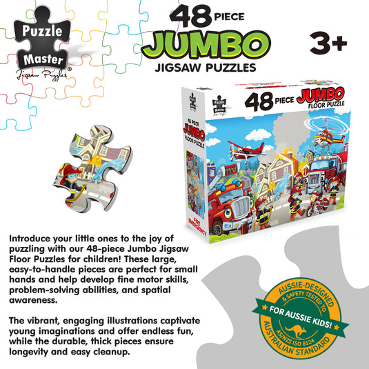 48 Piece Jumbo Puzzles Fire Emergency