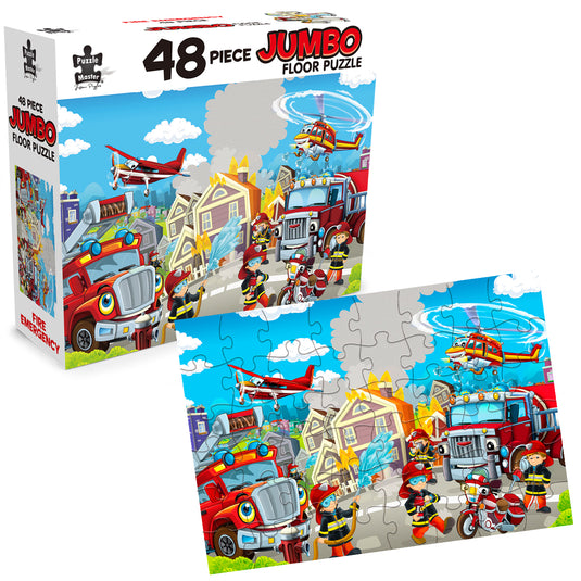 48 Piece Jumbo Puzzles Fire Emergency