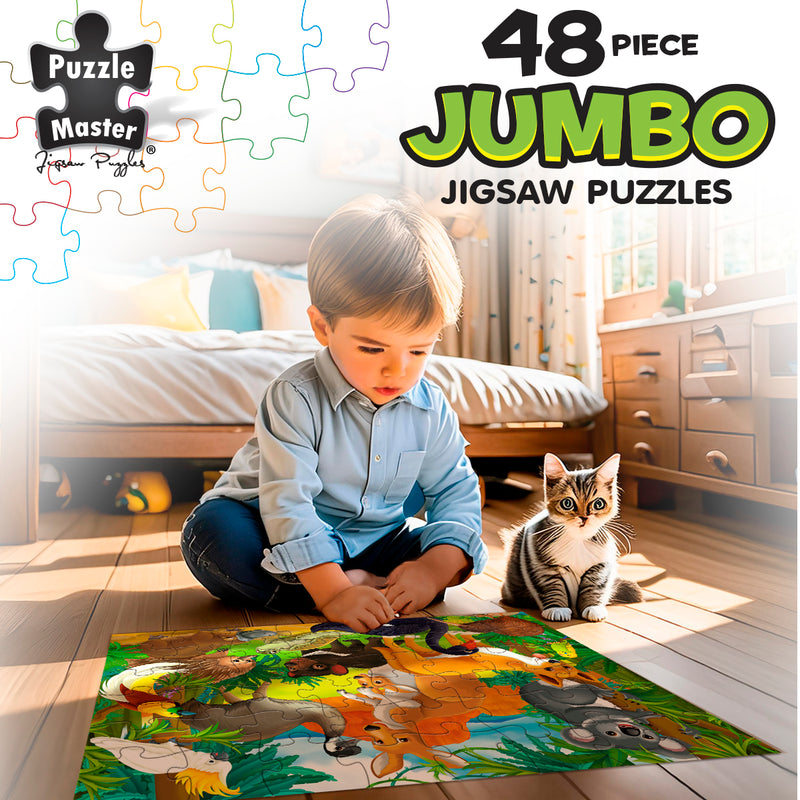 Load image into Gallery viewer, 48 Piece Jumbo Puzzles Aussie Animals
