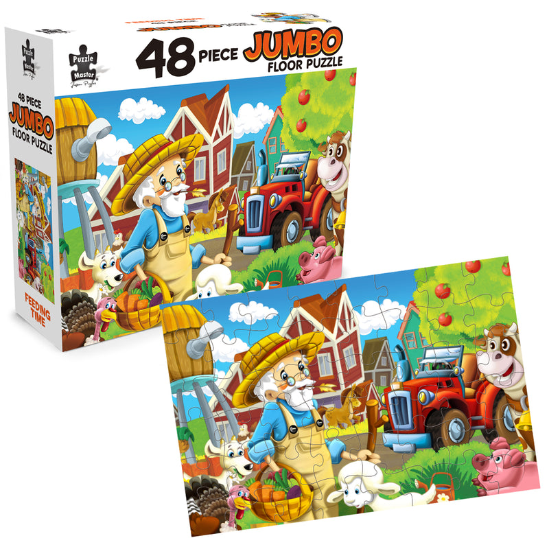 Load image into Gallery viewer, 48 Piece Jumbo Puzzles Feeding Time
