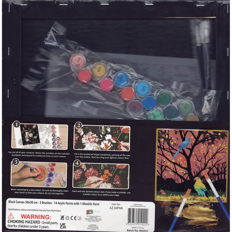 Load image into Gallery viewer, Metallic Paint By Number Bird
