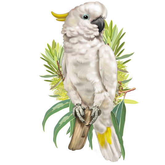 128 Piece Wooden Jigsaw Puzzle, Cockatoo