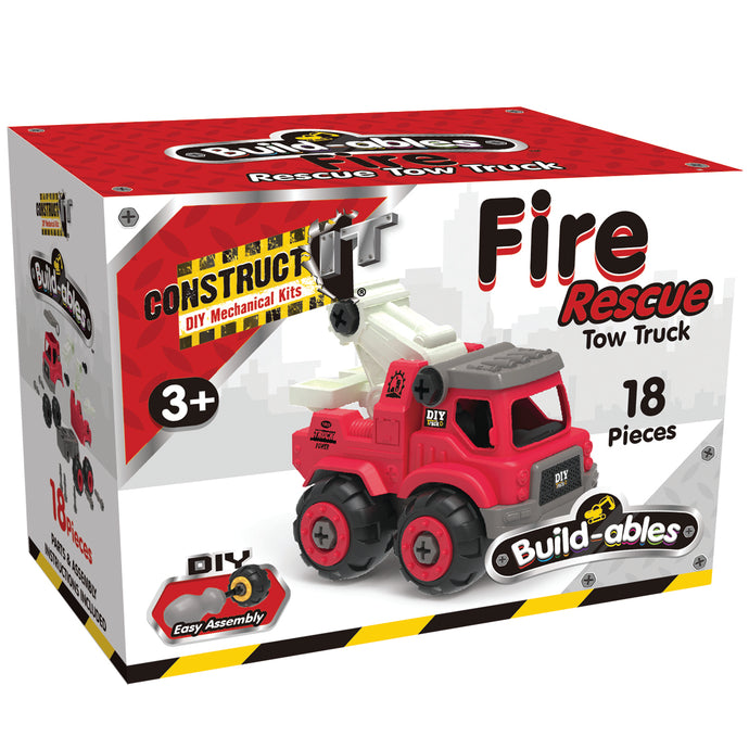 Build-ables - Fire Rescue Tow Truck