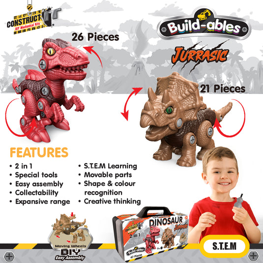 Build-ables Dinosaurs 2 in 1 Jurassic