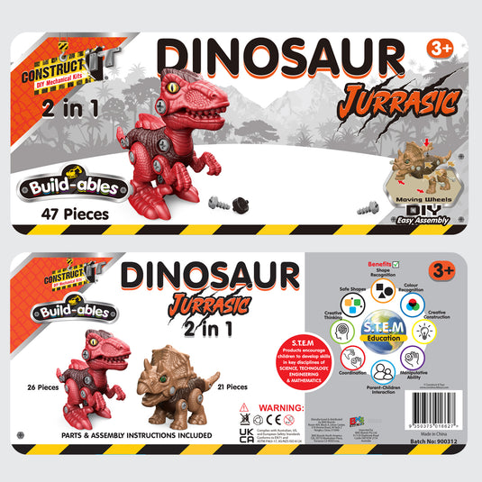 Build-ables Dinosaurs 2 in 1 Jurassic