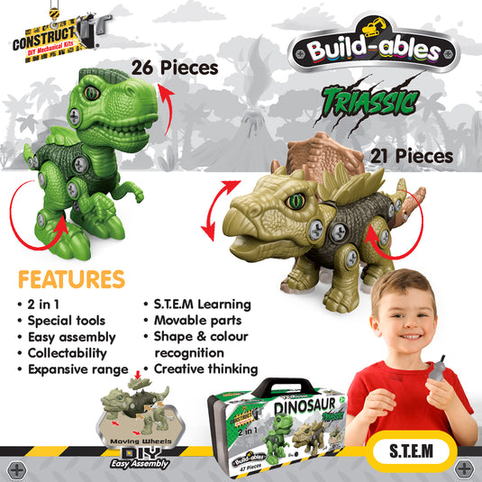 Build-ables Dinosaurs 2 in 1 Triassic