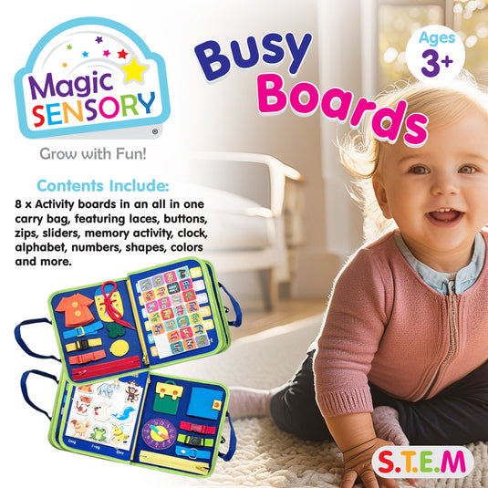 Busy Board Blue