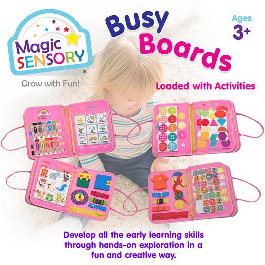 Busy Board Pink