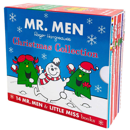 Mr Men and Little Miss Christmas Collection 14 Books Slipcase Box