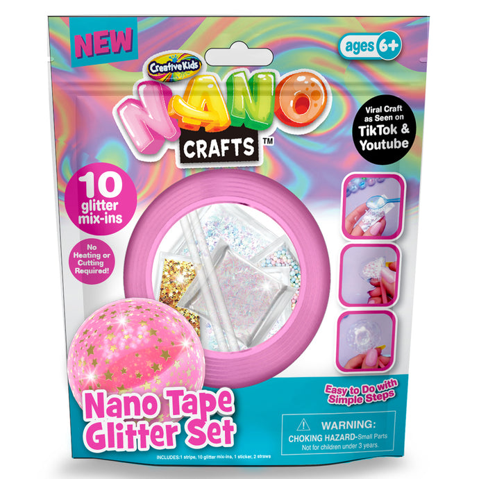 Nano Tape Glitter Set Pink