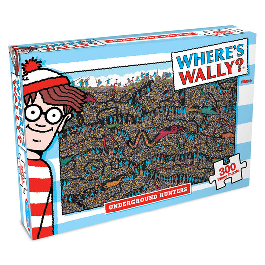 Where's Wally Puzzle Underground Hunters