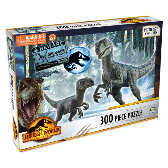 Jurassic World: Dominion 300pce Blue Puzzle