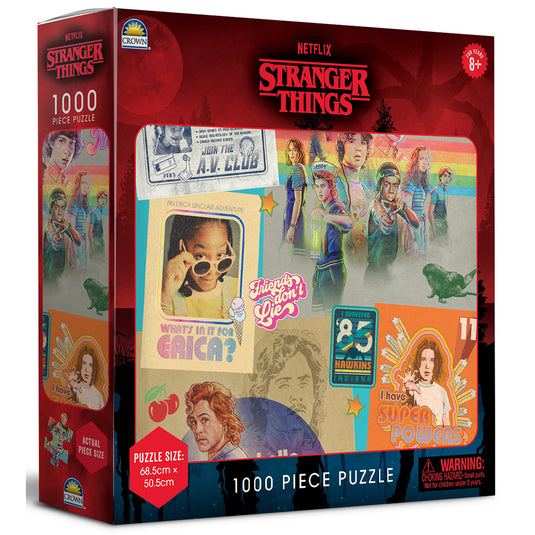 Stranger Things 1000pce Puzzle Retro