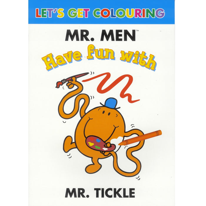 Mr Tickle Let's Get Colouring