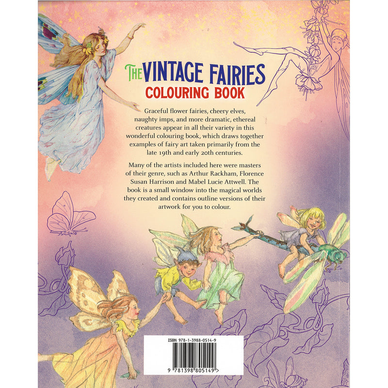 Load image into Gallery viewer, Vintage Fairies Colouring Book
