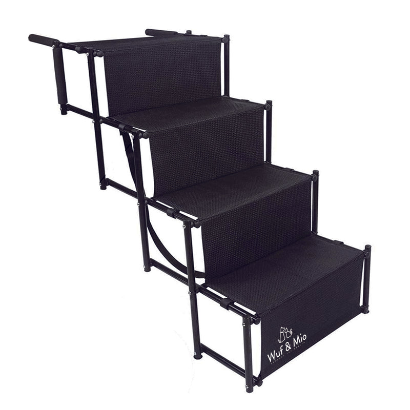 Load image into Gallery viewer, Wuf &amp; Mio Foldable Dog Stairs - Safe, Sturdy &amp; Stress-Free Access for Pets

