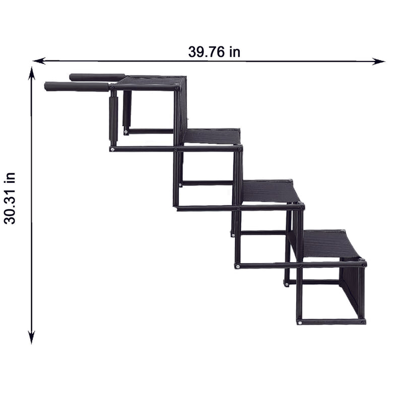 Load image into Gallery viewer, Wuf &amp; Mio Foldable Dog Stairs - Safe, Sturdy &amp; Stress-Free Access for Pets
