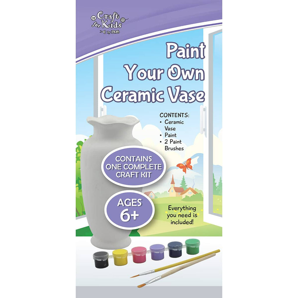 Paint Your Own Ceramic Vase