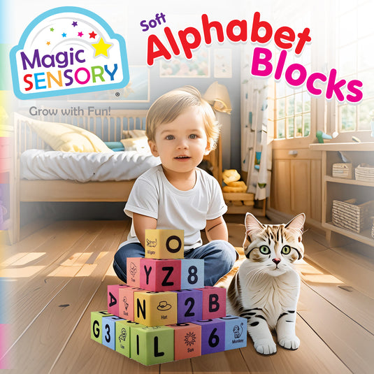 Alphabet & Number Foam Blocks