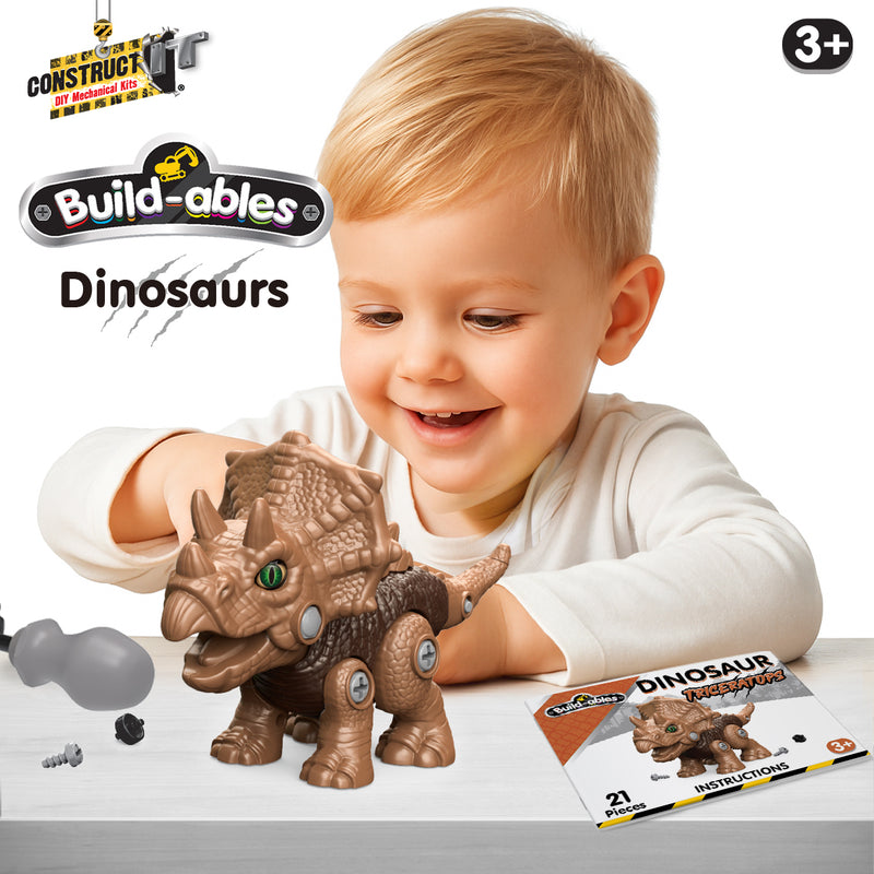 Load image into Gallery viewer, Build-ables - Triceratops
