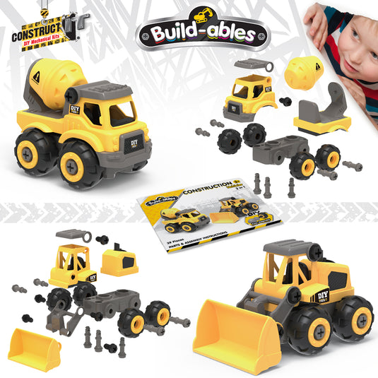 Build-ables - Construction Vehicles 2 in 1