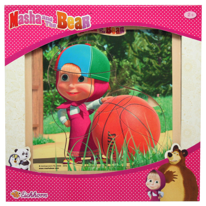 Masha and the Bear: Ball 7 Piece Wooden Puzzle